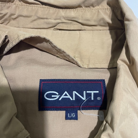 Men’s GANT Windbreaker Jacket *SIZE LARGE* Full Zipper with Pocket & Arm Patches - Picture 3 of 16